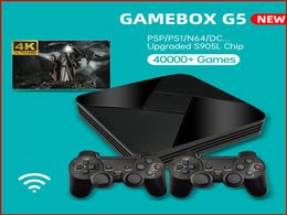 PowKiddy Game Box G5 Host nostálgico S905L WiFi 4K HD Super Console X 50 Emulador 40000 Juegos Retro TV Player para PS1N64D2863162