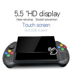 Powkiddy x15 Andriod Handheld Game Console Host Nostalgic 55 pouces 1280720 Screen Quad Core 2G RAM 32G ROM Video Player4510726
