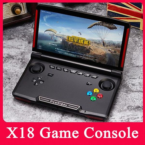 Powkiddy X18 Videojuegos Consola de juegos portátil Retro Mini Gaming Arcade Consolas portátiles Emulador incorporado Jugadores de Android