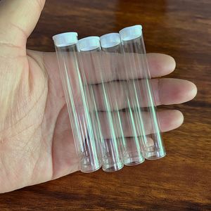 PP Lege Plastic Buis 75mm Pakket Containers Verpakking voor 0.3ml 0.4ml 0.5ml 0.6ml 1ml O Pen Glas Cartridge Bud Keramische Tank DHL