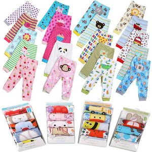 PP Broek 345 Stuks Veel Baby Broek Kid Dragen Busha Cartoon Jongen Meisje Baby Peuters Kleding Katoenen Broek 240106