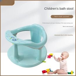 PP PVC Babybadstoelstoel met zuignap Basis Hoge temperatuur Weerstand Douche Stoel Roll over Preventie 240515