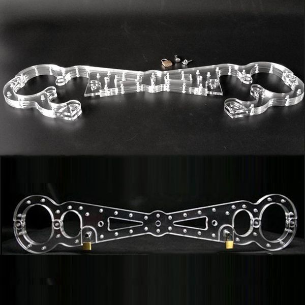 Bondage PP Resin Crystal Cuello Muñeco de la muñeca de la muñeca de la pierna Dispositivo de la mano de la mano