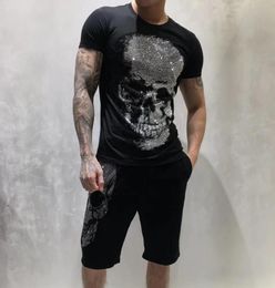 PP Rock Style Summer Men Designer T -shirt Diamant Skull Brand Kleding Mode T Shirts Women T -shirt Hoge kwaliteit Hip Hop Tees 201894440