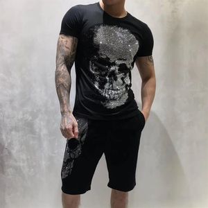 PP Rock Style Summer Hommes Designer T-shirt Diamond Skull Marque vêtements de mode t-shirts Femmes T-shirt de haute qualité Hip Hop Tees 20193k