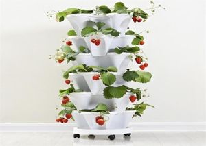 PP Pot de fleur en trois dimensions bassin de fraises multiprices multipose de la culture