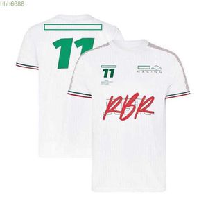 PP5S Polos pour hommes T-shirt de l'équipe F1 Costume de course de Formule 1 Vêtements de fan pour hommes T-shirt d'été à manches courtes à séchage rapide peut être personnalisable