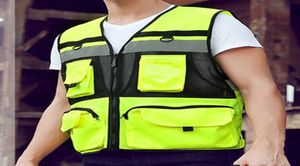 PPE Safety Chaleco de alta visibilidad Chaqueta Refective Suministros de seguridad Suministro de verano Hi Vis ¡Logotipo de ropa de trabajo Print6156036