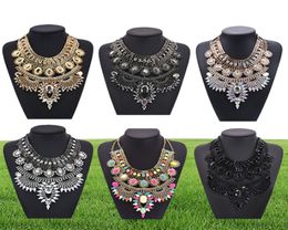 Ppg pgg bijoux de mode Chaîne Chunky grande déclaration Crystal Bib Colliers Vintage India Style Charm Bijoux Bijoux46443566587460