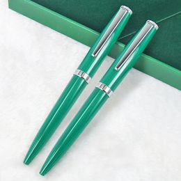 PPS Luxury Classic Metal Green Spray Paint Ballpoint Pen Office School Schrijf Stagery's met RX Box Set Gift Vills 240320