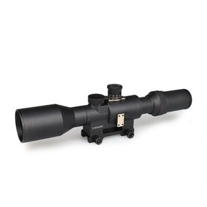 Lente de alcance del rifle PPT 3-9x42 SVD Rifle Alcance de la caza Magnificatio 3x-9x con adaptador de montaje disparando CL1-0415