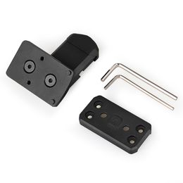 Accesorios de montaje de alcance PPT Adaptador óptico compensado para T2 / RMR para uso de caza al aire libre CL24-0239