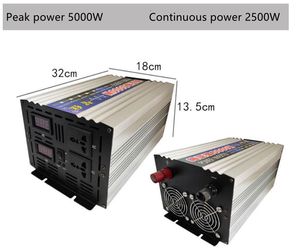 Onduleur à onde sinusoïdale PPure 12V24V48V à 220V4000W onduleur solaire de voiture domestique