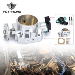 PQY - 70mm Throttle Body + TPS-positiesensor voor HONDA B16 B18 D16 F22 B20 D / B / H / F EF EG EK DC2 H22 D15 PQY-6952 + 5953