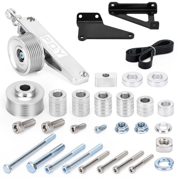 PQY - Kit de polea eliminadora A C P S para motores Honda Acura K20 K24 CPY03S-QY210s