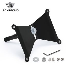 PQY RACING - Kit de reubicación del soporte de placa de matrícula delantera de ALUMINIO PARA 2015-17 WRX/STi PQY-LPF51