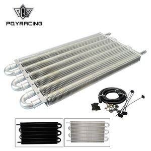 PQY-KIT de refroidisseur d'huile de TRANSMISSION à distance universel en aluminium 304.8X190.5X19.05/convertisseur de radiateur auto-manuel PQY4123