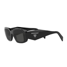 Pr'a Miuccia Milan lunettes de soleil design luxe Vintage noir lunettes Triangle Signature UV400 femmes hommes