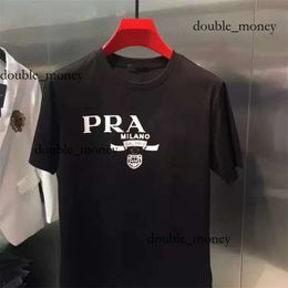 PRA Shirt Summer Mens Designer Tees Praada T-shirt Homme décontracté Womens Toi lâches avec lettres Imprimer des manches courtes de la taille supérieure S-XXXXL 874 803