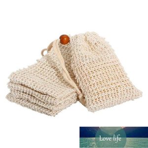 Oefenbaarheid Natuurlijk op maat gemaakte trekkoord Sisal Jute Organic Soap Saver Bag kleine verpakkingen