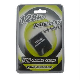 Praktische 32 MB 64 MB 128MB geheugenkaartkaarten opslagtas voor NGC CAMECUBE GAME CUBE GC Console Blister Verpakking Hoogwaardig snel schip