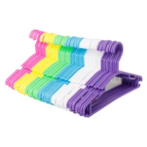 Pratique Anti-Slip En Plastique Enfants En Plastique Cintres Enfant Bébé Vêtements Stands Multi Couleur Accueil Rangement Rangement Kit 201219