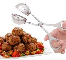 Praktisch Handig Gehaktball Maker Rvs Gevulde Meatball Clip DIY Fish Meat Rice Ball Maker