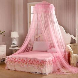 Praktisch Huis Mosquito Net Bed Single Double King Midge Insect Canopy Netting Hung Dome Gordijn Gordijnen