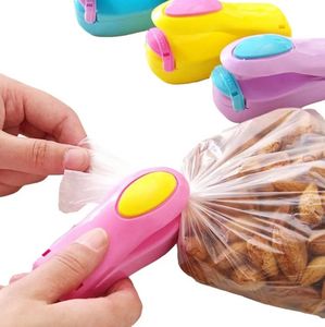 Práctico Mini máquina de sellado Herramientas de cocina Clip de alimentos portátil Máquinas de sellado térmico Sellador Accesorios y artilugios de cocina para el hogar FY2670 JY01