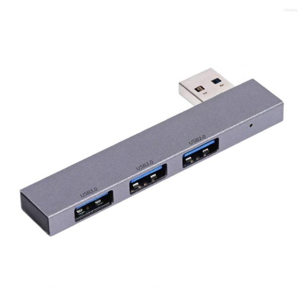 Práctico USB Splitter Hub Universal USB2.0/USB3.0 Expansion Dock 3 en 1 Estación de acoplamiento portátil para computadora portátil