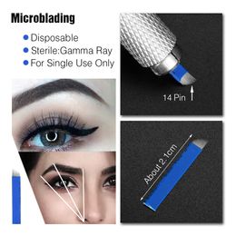 Pratiquez des kits de tatouage Set Pro Microblading Permanent Makeup Makeup Brow Blade Netle Pen Pigment Ink Train Tattoo Tatoo