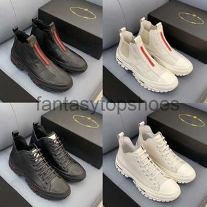 Praddas Pada Prax Prd Designer Sneakers Calfskin Nouveaux chaussures décontractées de luxe Blanc Blanc Black Cuir Famous Marques Comfort Trainers Outdoor Men Hommes Casual Walking Shoe Taille