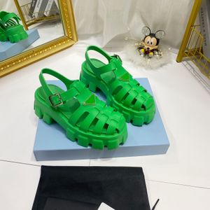 Prado Sandalen Dames Slippers Casual Schoenen Merk Hoge Kwaliteit Lederen Platform Loafers Jurk Schoen Casual Hot Selling Mode Platte Slipper KTLX