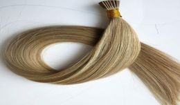 Pre gebonden I Tip Braziliaanse Human Hair Extensions 50g 50 Strengen 18 20 22 24 inch M8613 Rechte Indiase haarproducten7955284