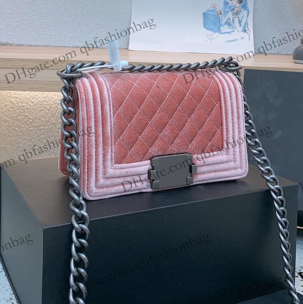 Bolsas de terciopelo de niñas de pre-caza de niñas acolchadas de terciopelo