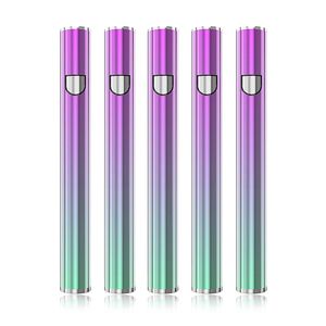 Kit de démarrage de batterie ecig de préchauffage 510 fil e cigarette batterie de stylo vape à tension variable pour cartouches d'huiles épaisses