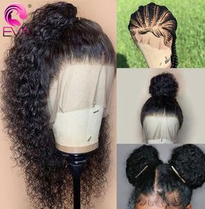 Pre-geplukte full lace pruiken van echt haar met babyhaar Braziliaanse krullende pruiken van echt haar voor vrouwen 360 kant frontale pruik Pre plucked1492400