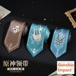 Voorverkoop Genshin Impact Zhong Li Tartaglia Kazuha Venti Xiao Neck Tie Cosplay Cosplay Accessoires Anime Games JK Halloween Gifts 240517