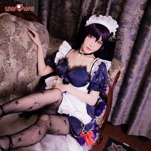 Pre-Sale Uwowo Game Genshin Impact Mona Maid Jurk Nieuwe Cosplay Kostuum Leuke Special voor Carnaval Halloween Christmas Y0913