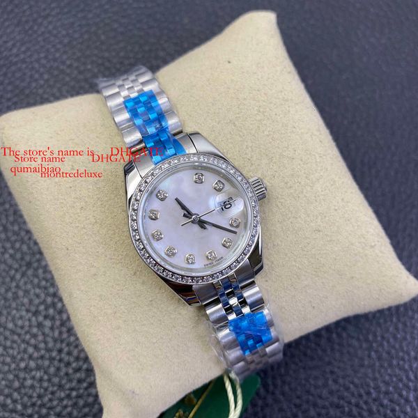 Précision Dial Lumineuse montre AAAAA DESCEAU AUTAGE AUTOMATIQUE 36 mm Femmes Mécanique acier Populaire Diamond Men's Pearl 31mm 278271 OLEX 193