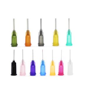 Aiguilles de seringue distributrices de liquide de précision, embouts de calibre 14G 16G,18G,19G 20G,21G 22G,23G,25G,27G, distribution de colle