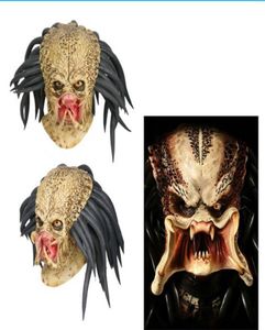 Predator Cosplay Máscara Traje Casco Accesorios Antena Fiesta de Halloween Horror T200703277z2485291