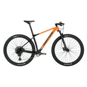 Livraison gratuite HEZZO cadre en Fiber de carbone vtt VTT 27.5 pouces 2.1 pouces Cts pneu freins à huile hydraulique Shimano 21 vitesses jante en alliage Alu