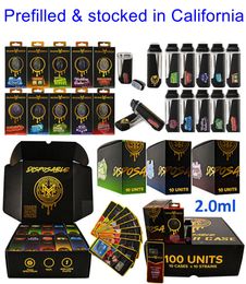 VATS MUHA PRÉFULTES VAPS RANGABLES RECHARGABLE 280MAH 2,0 ML PODS VAPMORZING 10 STRAINS STOCK EN CALIFORNIE