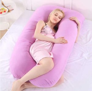 Grossesse Oreiller côté dormeur Femmes enceintes literie Corps complet coussin ushape long somnifère oreillers de maternité multifonctionnels sh15705711