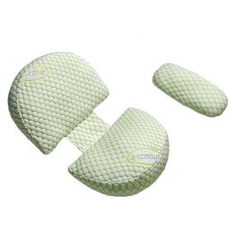 Oreiller de grossesse oreillers de taille en forme de U oreiller de maternité coton literie de couchage oreiller de corps coussin oreiller d'allaitement pour enceinte 240119