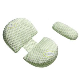 Almohada de embarazo almohadas de cintura ushapada de algodón de algodón para dormir para dormir Camión de amortiguación de amortiguación para embarazada para el 240516
