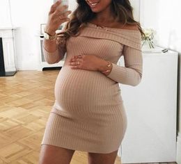 Robe de grossesse nusring enceinte mode maternité de maternité tunique maternité maternité d'été solide1186565
