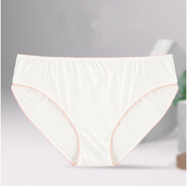 Femme enceinte sous-pants de grande taille Briefs élastiques en tissu élastiques jetables