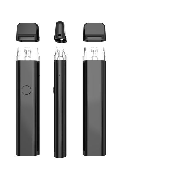 Pré-aqueça Atomizadores Wape Pen Carts Cartridge Descartável 1ml Pod Vazio Pen Pod 280mAh Recarregável OEM Pacote Personalizado FYRD Canna Force Social Runz Binske Allien